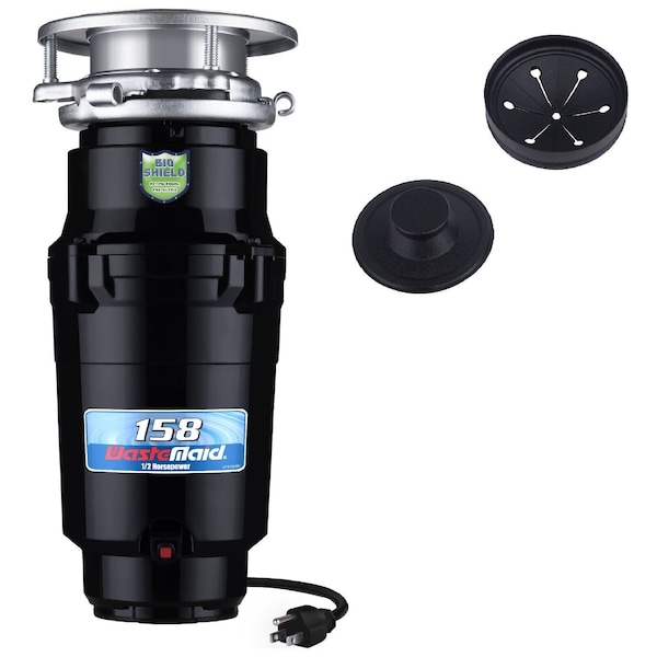 Wastemaid 1/2 HP Garbage Disposal AntiJam and Corrosion Proof with Stainless Steel Impellers 10